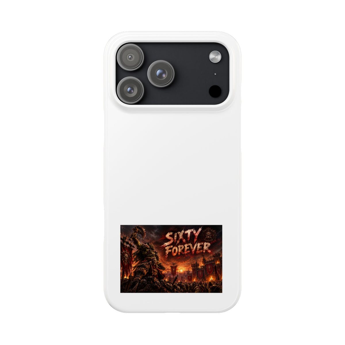Slim Phone Case — "Sixty Forever" Apocalyptic Artwork