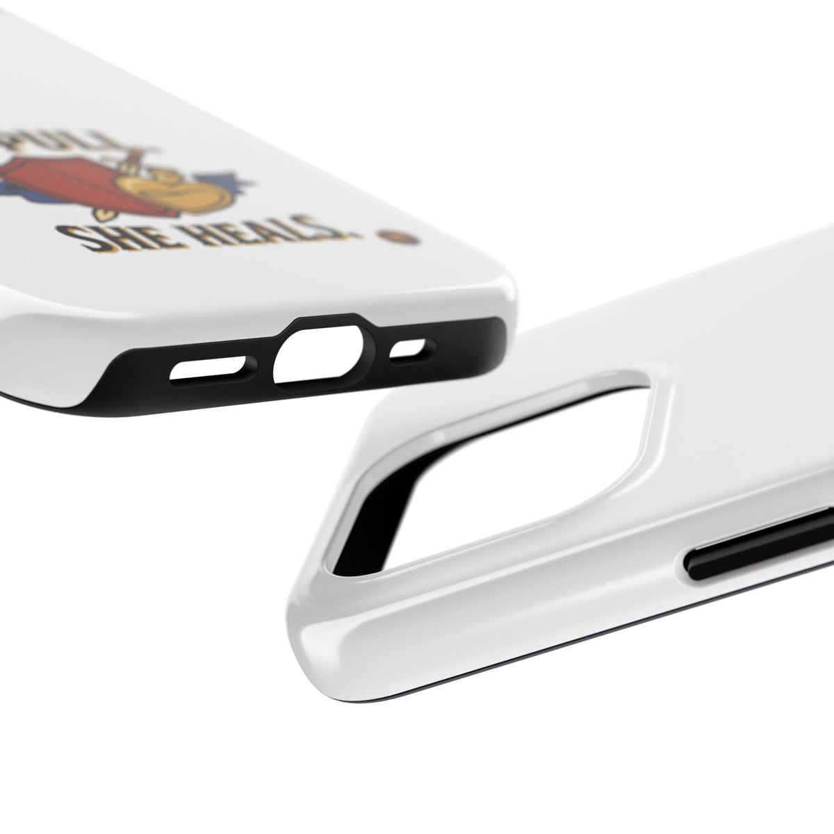 Phone Case — "I Pull, She Heals" RPG Couple Gaming Protective Case