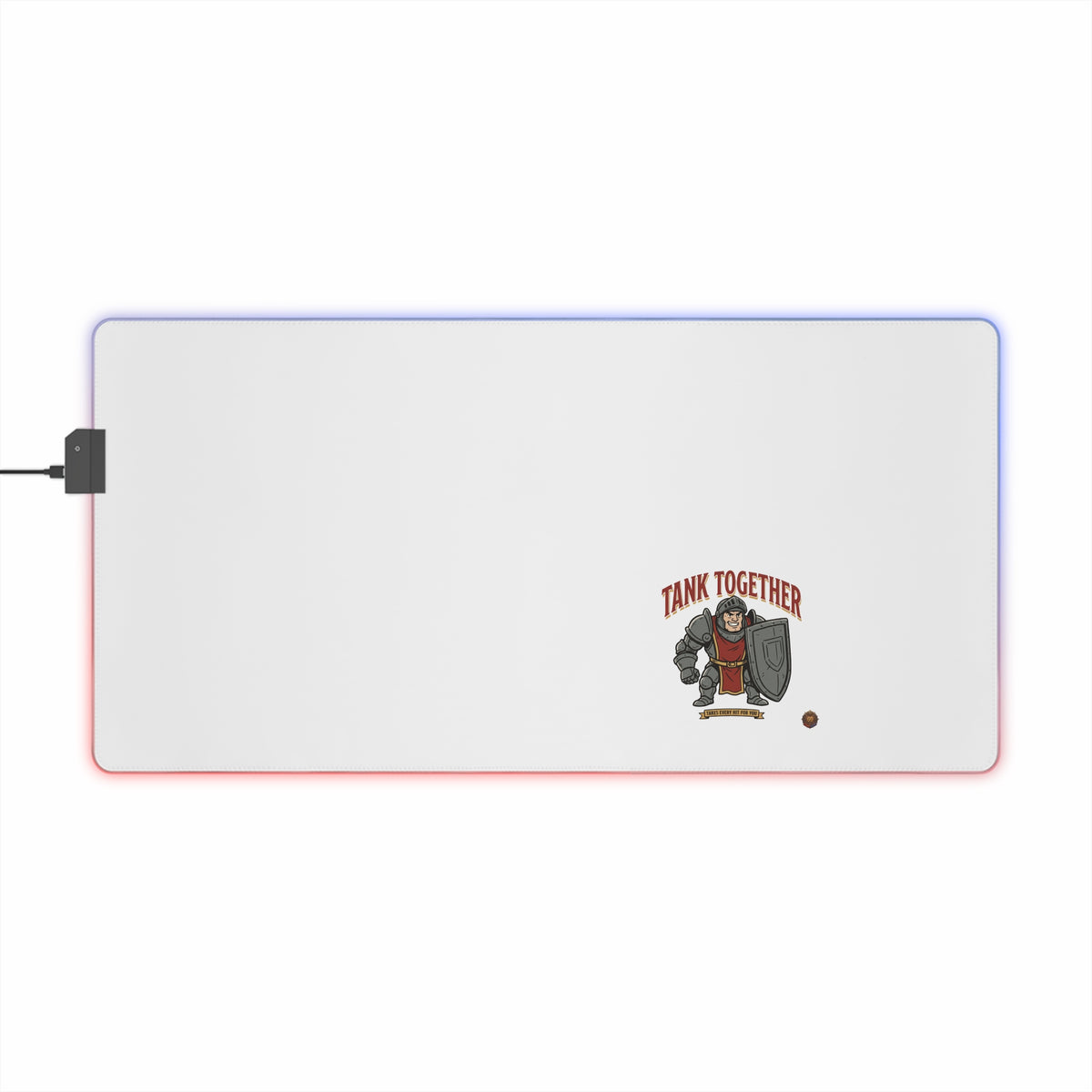 Tank Together LED Gaming Mouse Pad — RGB Extended Desk Mat for Gamers