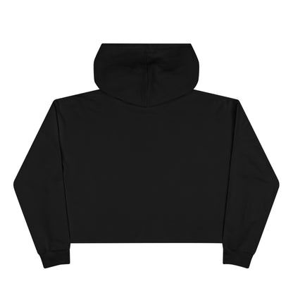 Crop Hoodie — "Need Before Greed" Cozy Graphic Crop Hoodie
