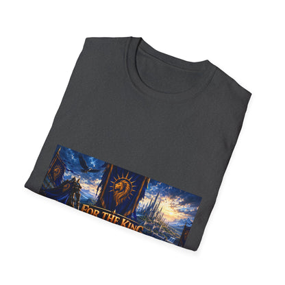 For The King Banner T-Shirt — Fantasy Banner Gaming Tee