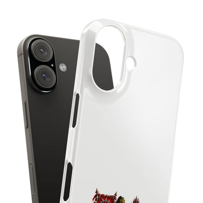 Slim Phone Case — “Red Till Dead” Vintage Horror Graphic