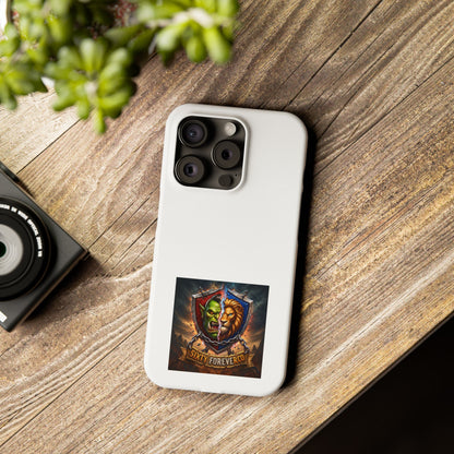 Slim Phone Case — Fantasy Shield Orc & Lion Crest "Sixty Forever"