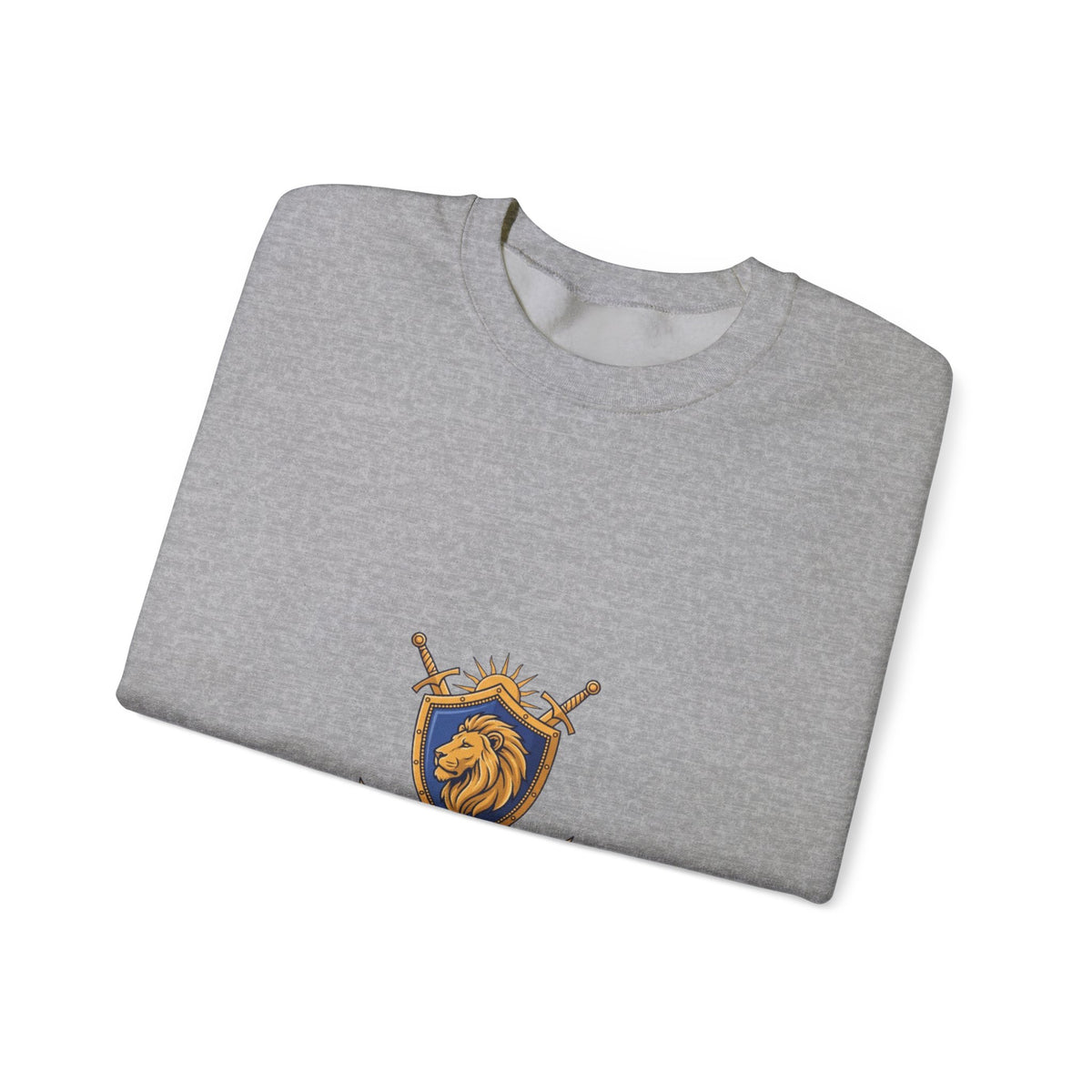 Lion Crest Crewneck Sweatshirt — Be the King Graphic