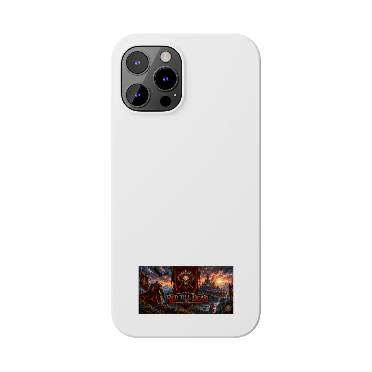 Slim Phone Case — Red Dead Scenic Logo Design