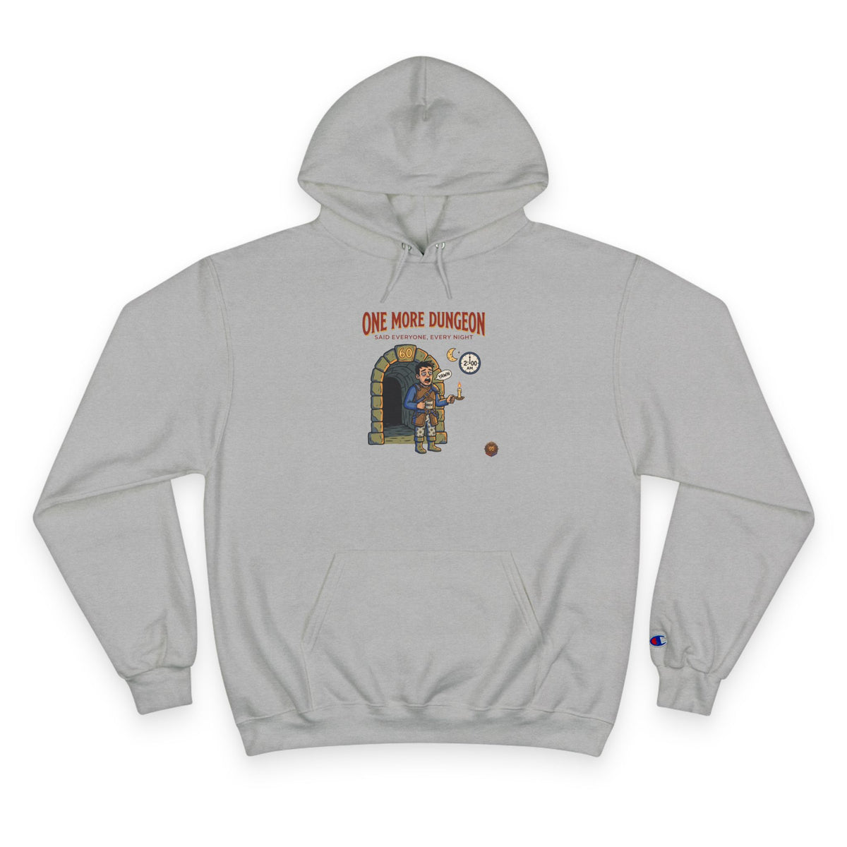 One More Dungeon Champion Hoodie — Gamer Dungeons & Dragons RPG Graphic Hoodie