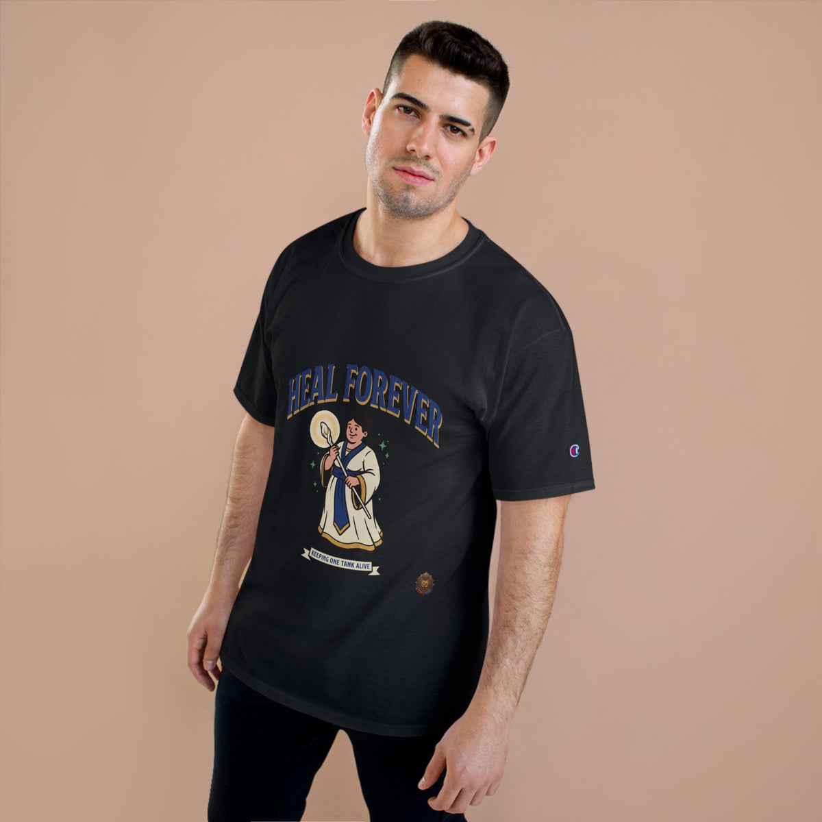 Heal Forever T-Shirt — Retro Saint Healing Graphic Tee