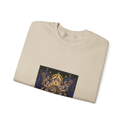 Crewneck Sweatshirt — Sixty Forever Ornate Shield Graphic