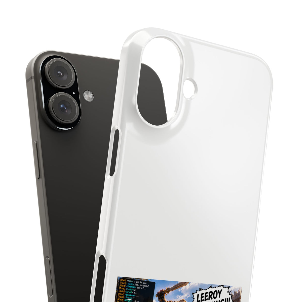 Slim Phone Case — 'Leeroy Jenkins!' Gaming Meme Design