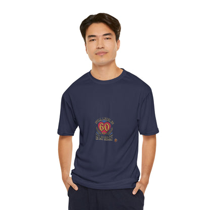 60th Birthday Tee - 'Still Level 60 In My Heart' Men's Performance Shirt