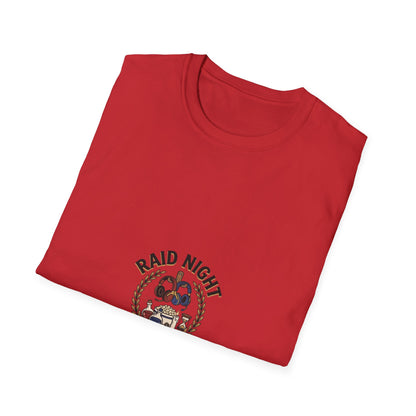 Raid Night Is Date Night T-Shirt — Military Skull Crest Graphic Tee