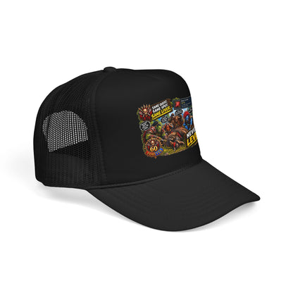 Red 'Til Dead Trucker Hat — Horror Zombie Foam Mesh Cap