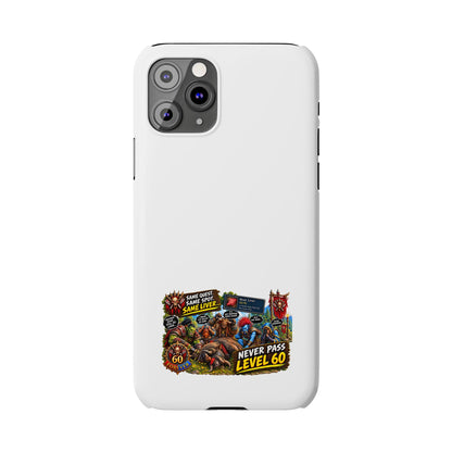 Level 60 Gamer Collage Slim Phone Case
