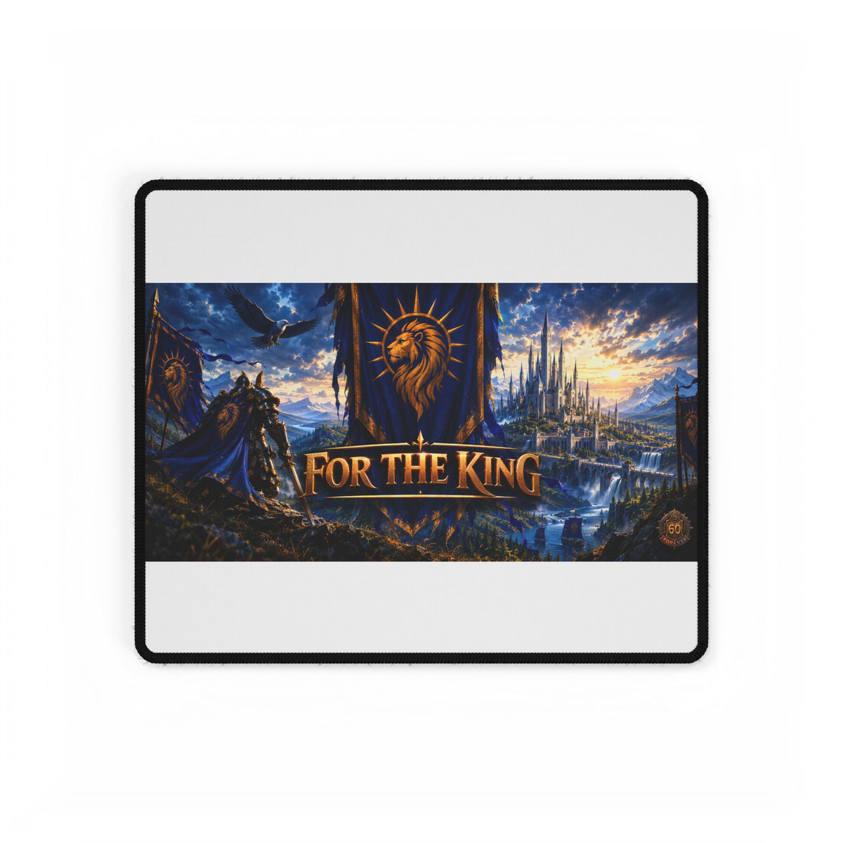 For The King Gaming Desk Mat — Epic Fantasy Mousepad