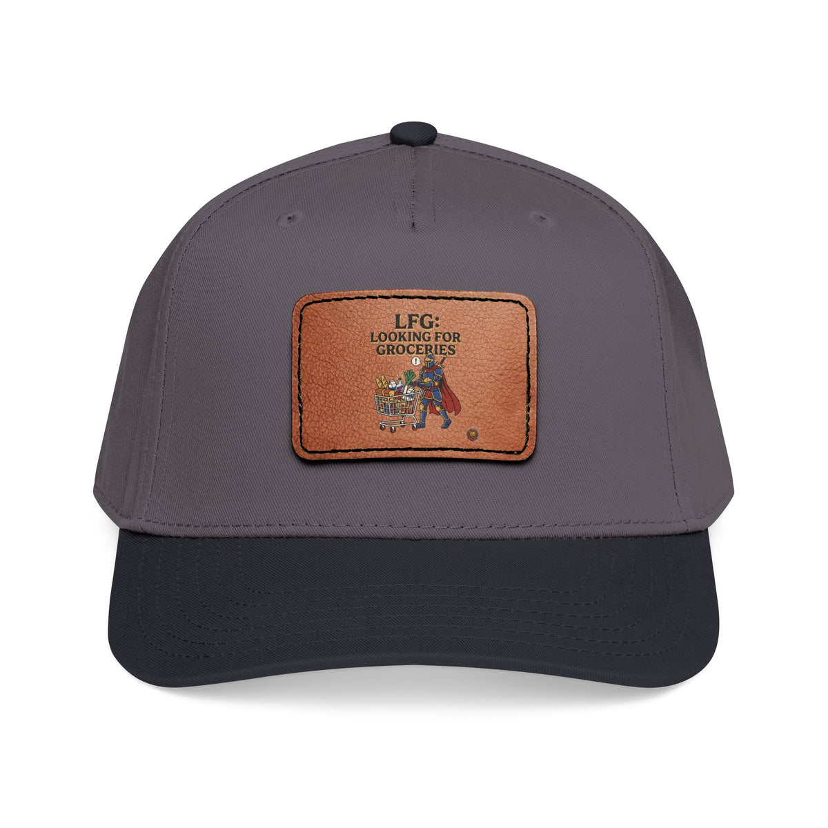 Leather Patch Baseball Cap — 'Need More Greens' Garden Hat