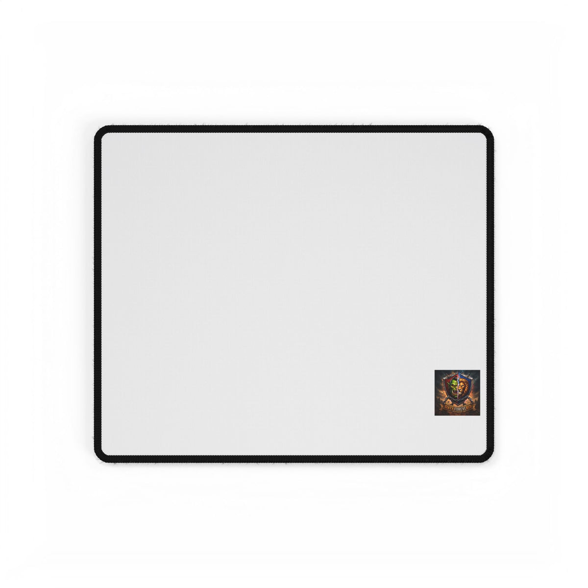 Gaming Desk Mat with Gryphon Emblem — Large Mouse Pad for PC Setup