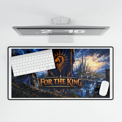 For The King Gaming Desk Mat — Epic Fantasy Mousepad