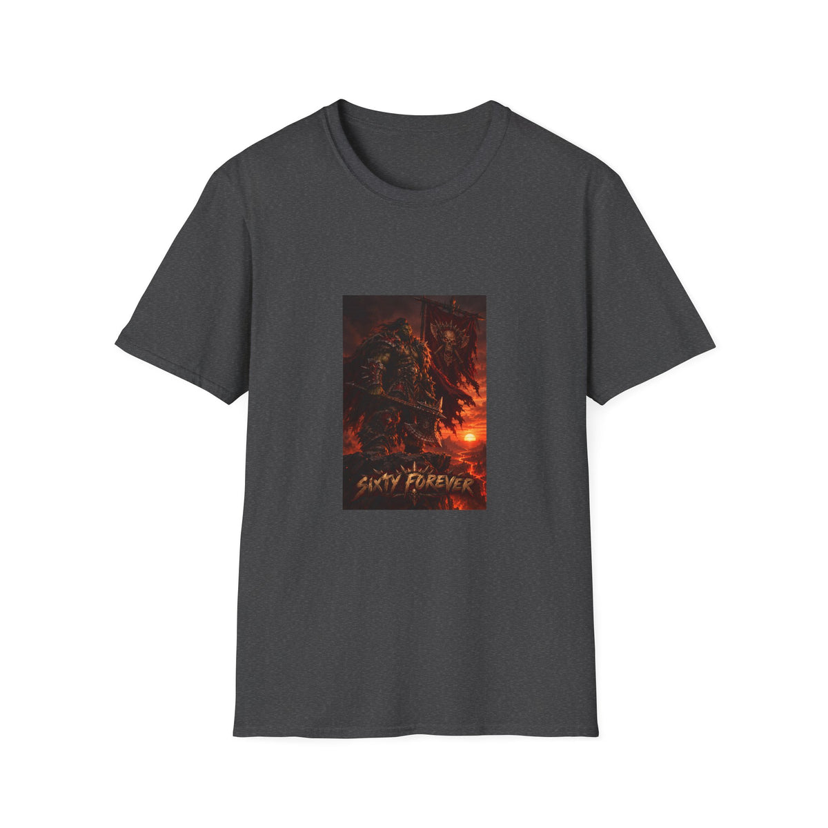 T-Shirt — Fiery Demon Night Graphic Tee