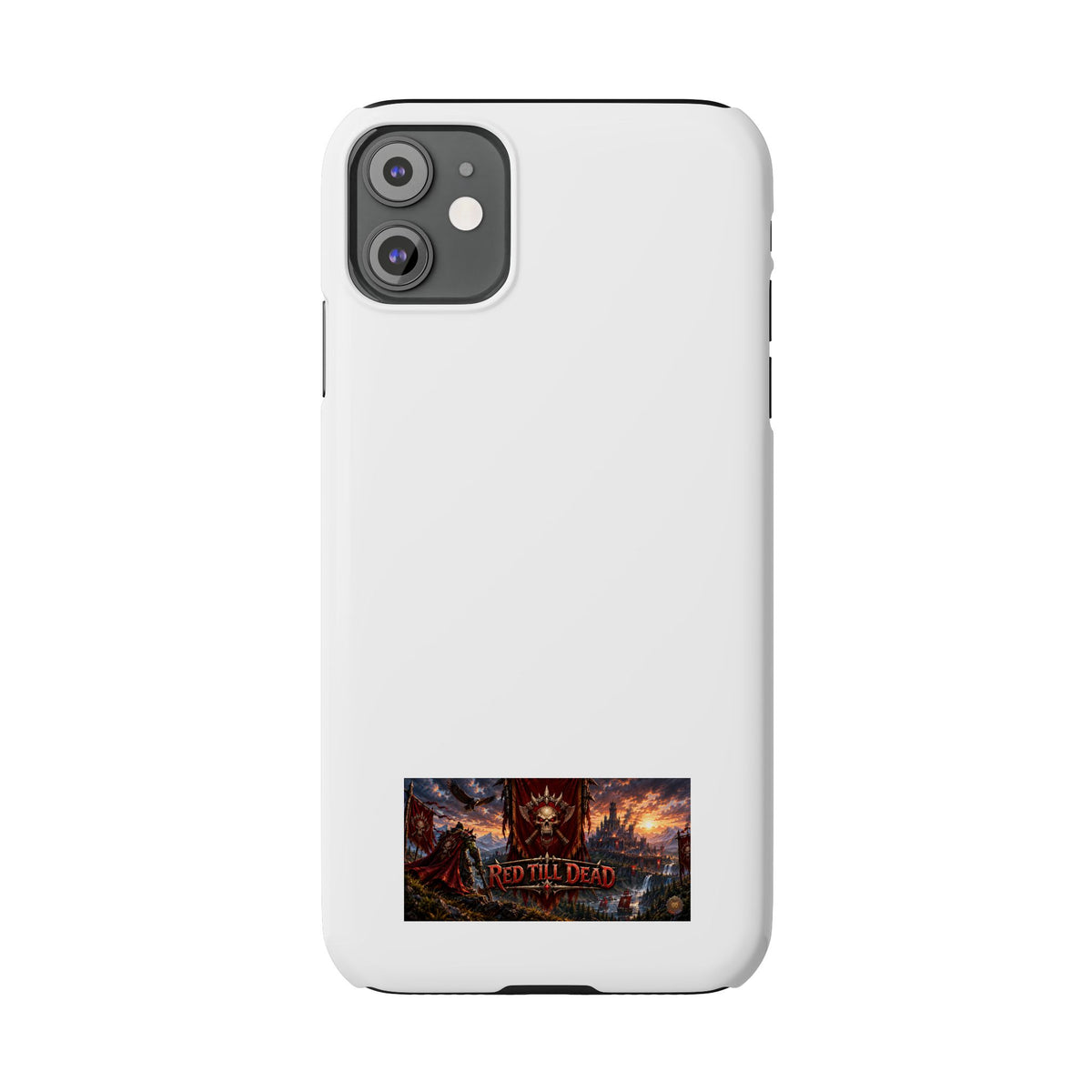 Slim Phone Case — Red Dead Scenic Logo Design