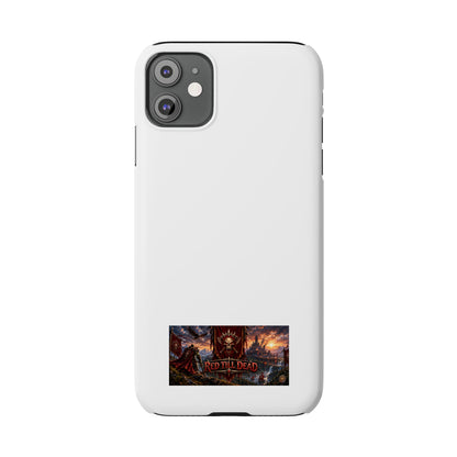 Slim Phone Case — Red Dead Scenic Logo Design