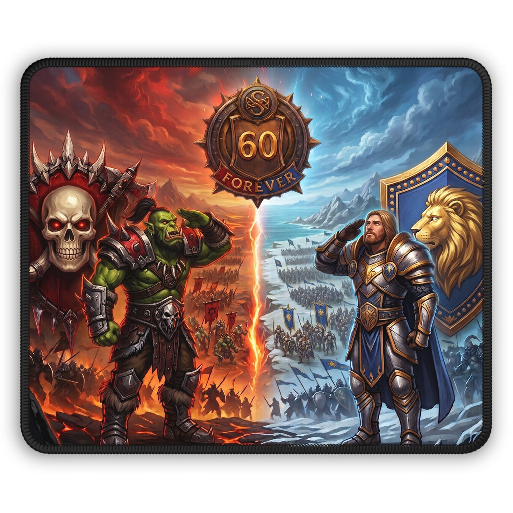 Gaming Mouse Pad — 60 Forever Battle Pad