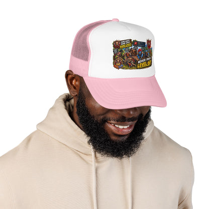 Red 'Til Dead Trucker Hat — Horror Zombie Foam Mesh Cap