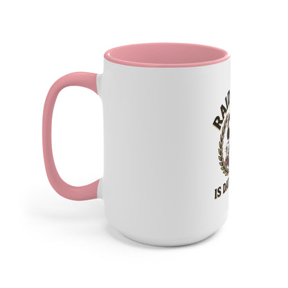 Raid Night Is Date Night Accent Mug — Gamer Couples Coffee Cup, Cozy Date Night Gift