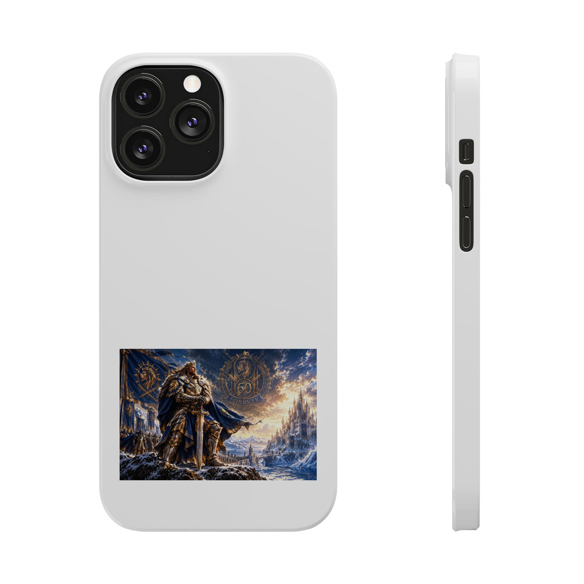 Viking Warrior Slim Phone Case — Norse Saga Art