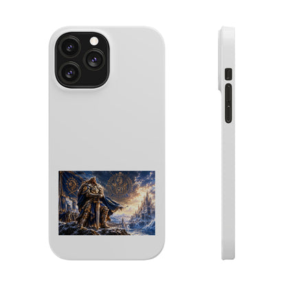 Viking Warrior Slim Phone Case — Norse Saga Art