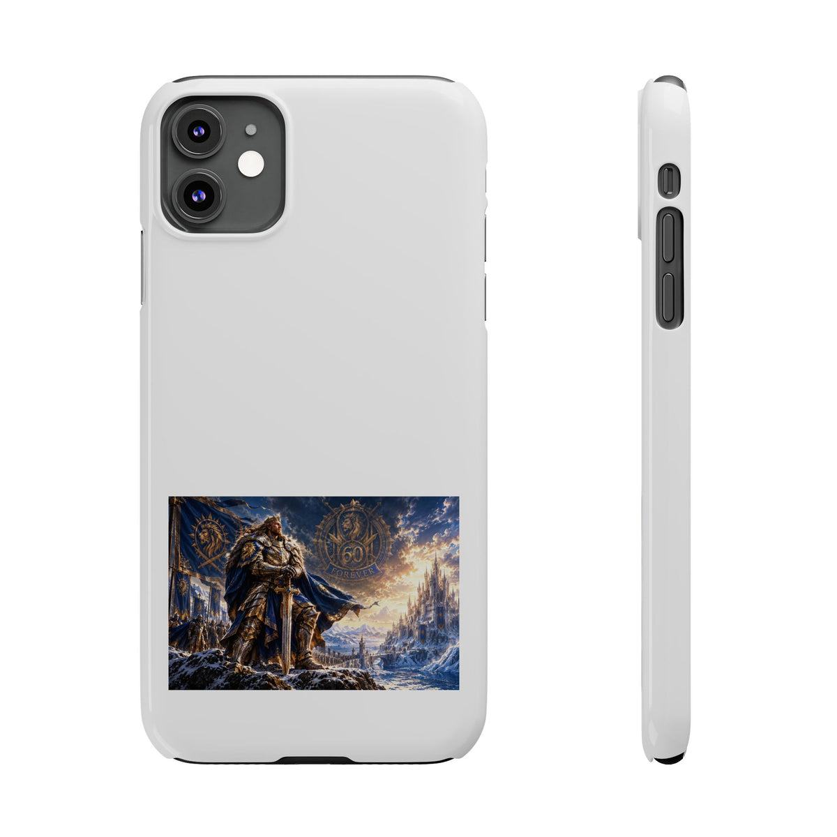 Viking Warrior Slim Phone Case — Norse Saga Art