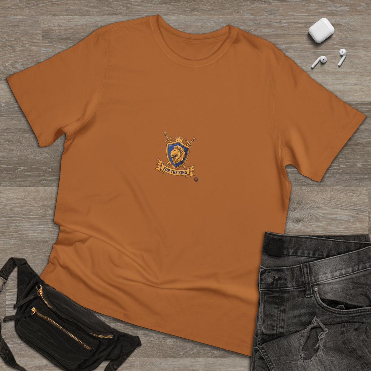 Lion Crest T-Shirt — Medieval Heraldry Emblem Tee