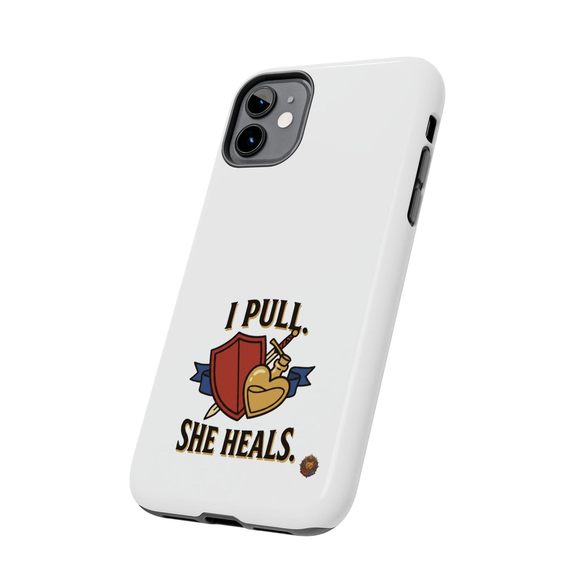 Phone Case — "I Pull, She Heals" RPG Couple Gaming Protective Case