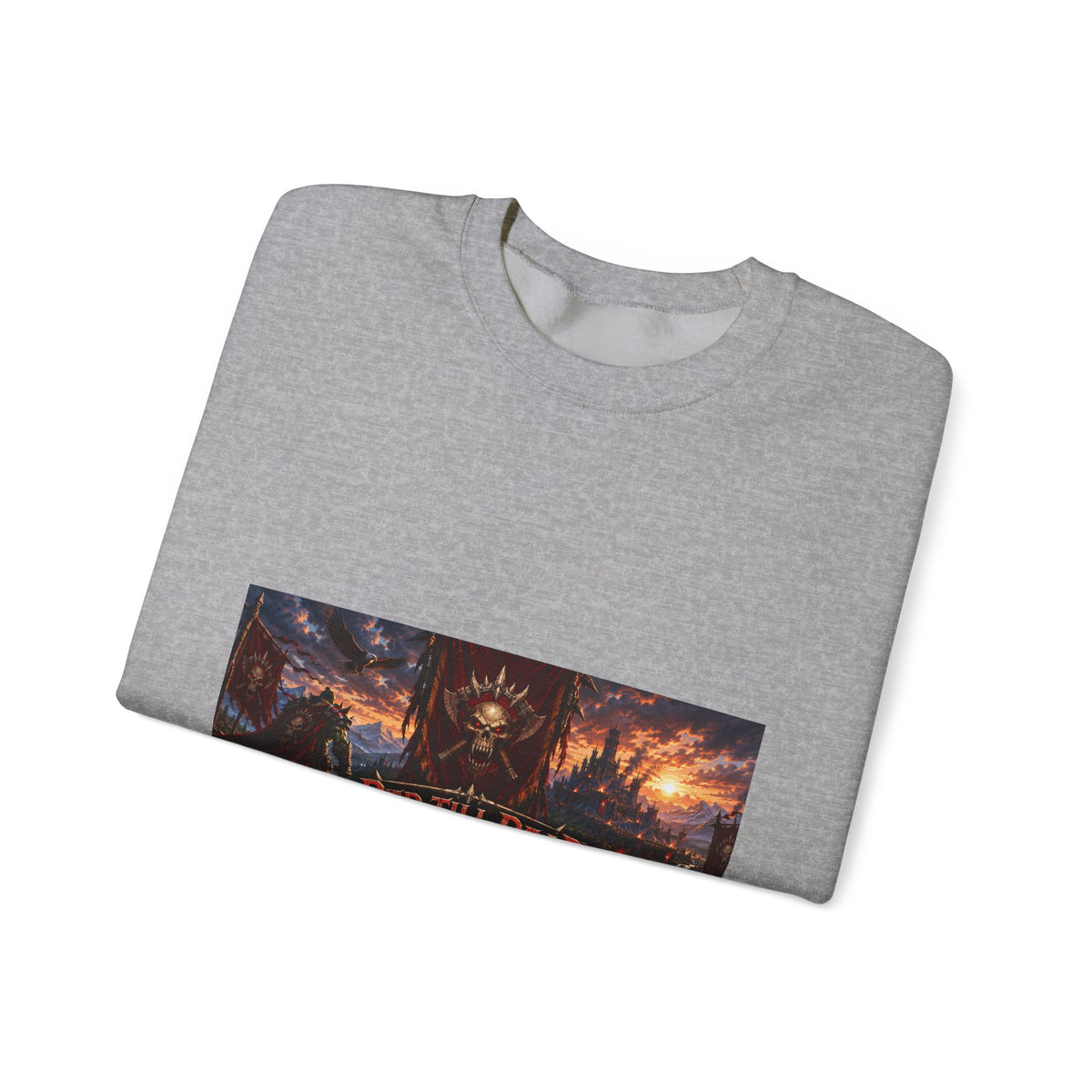Crewneck Sweatshirt — Red Dead Scenic Game Logo Graphic