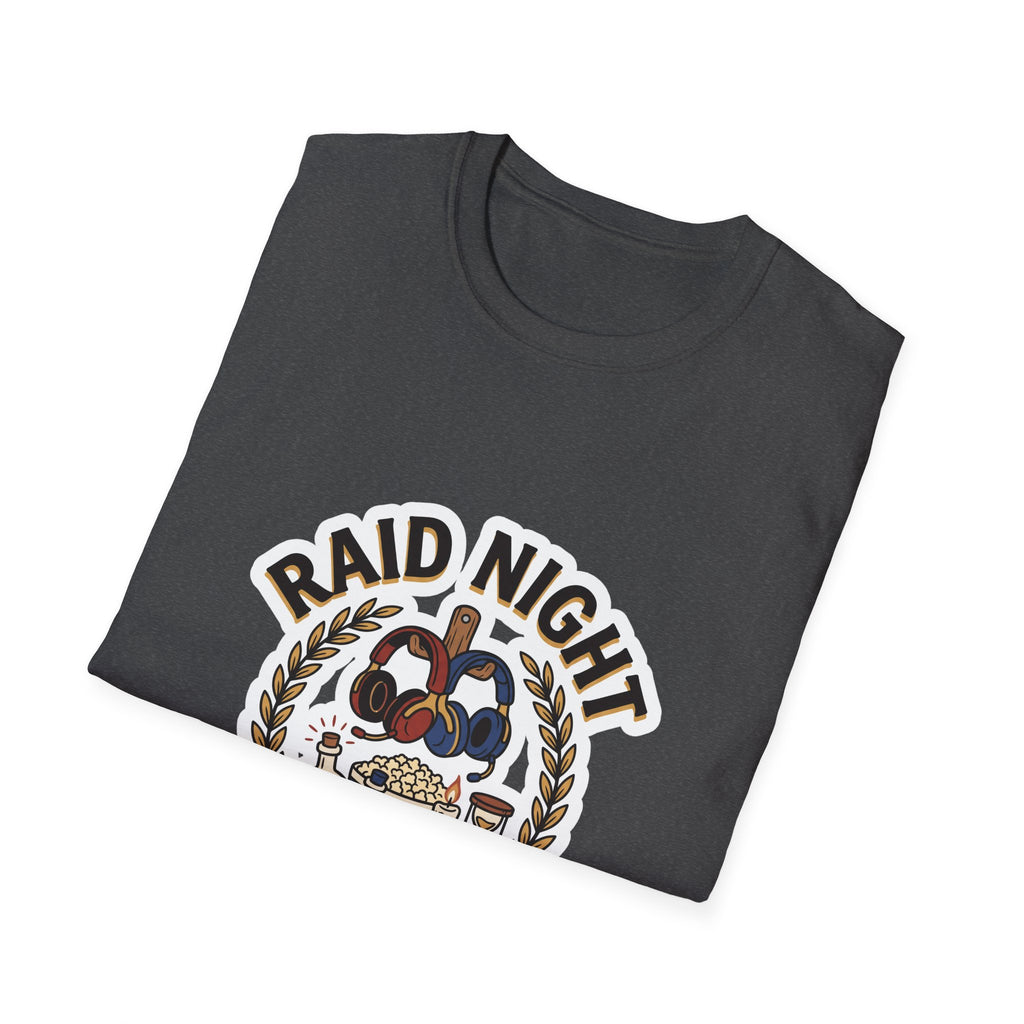 T-Shirt — "Raid Night is Date Night" Retro Gaming Tee