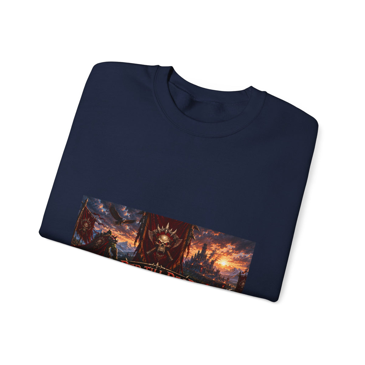 Crewneck Sweatshirt — Red Dead Scenic Game Logo Graphic
