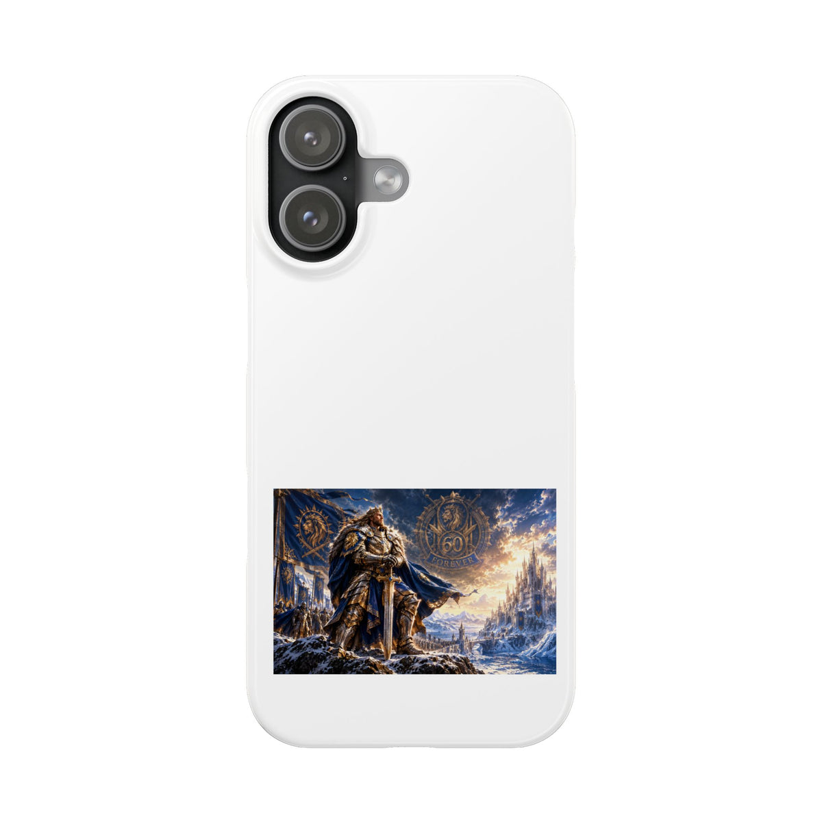 Viking Warrior Slim Phone Case — Norse Saga Art