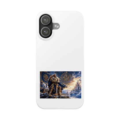Viking Warrior Slim Phone Case — Norse Saga Art